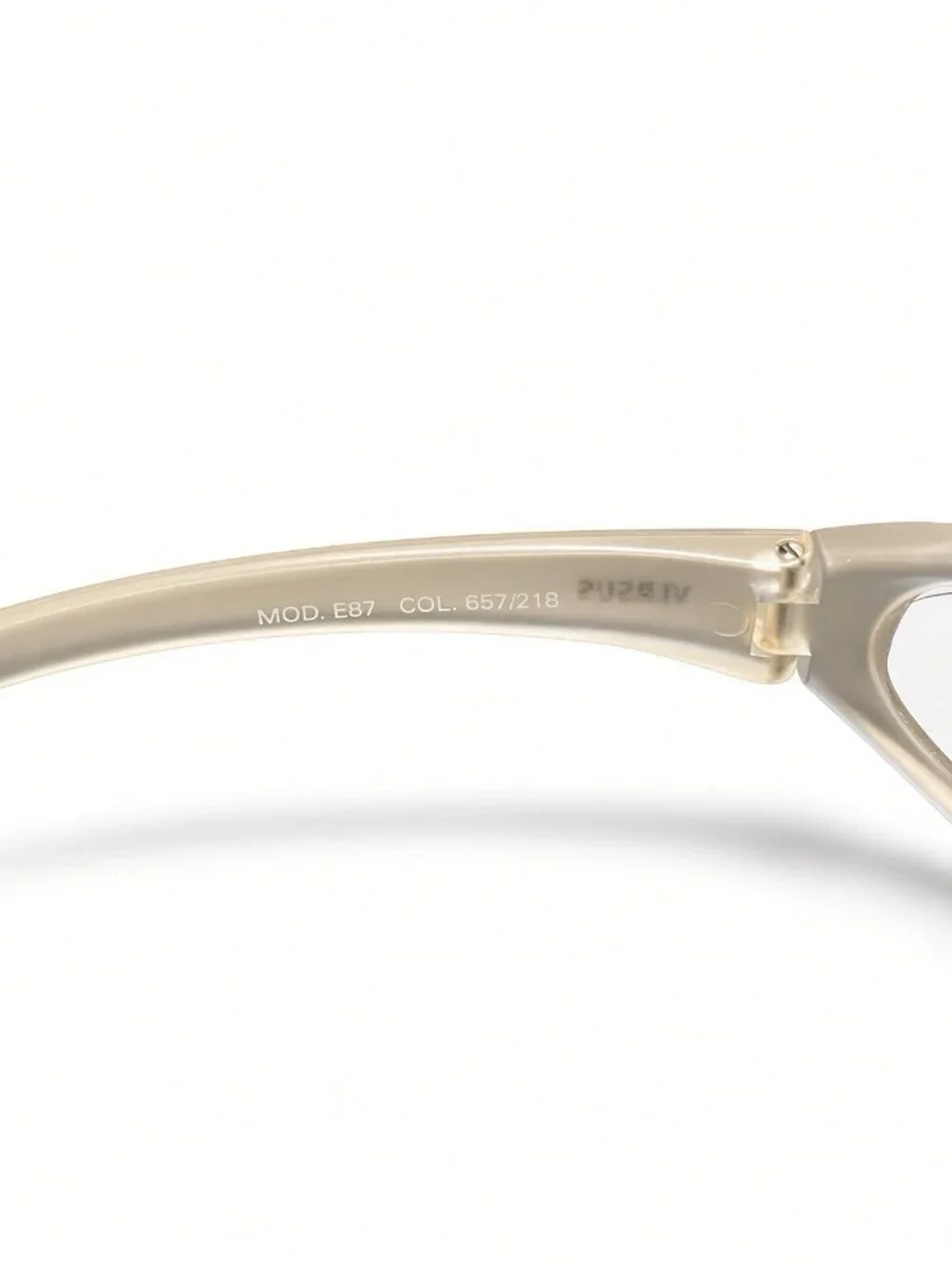 Versus Versace MOD E87 COL 657/218 Cream Wrap Sunglasses Italy Unisex